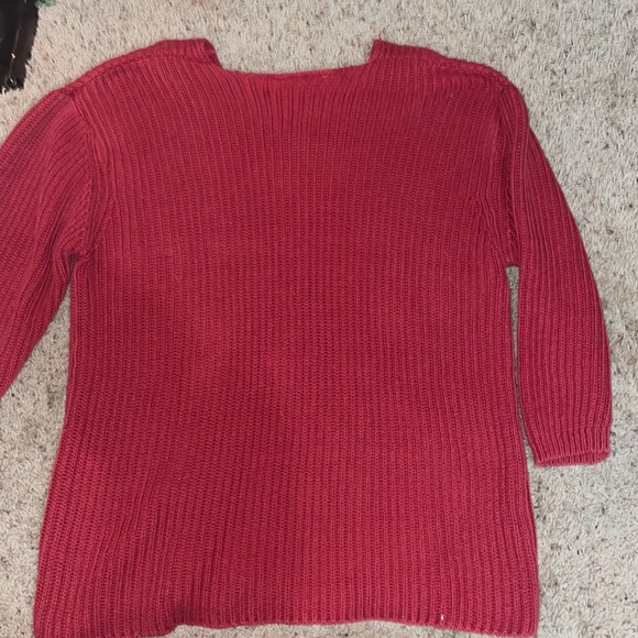 Style NewYork Chunky red sweater - Picture 3 of 4